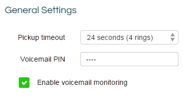 voicemail monitoring enable