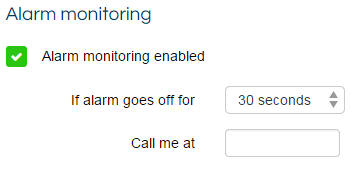 alarm monitoring