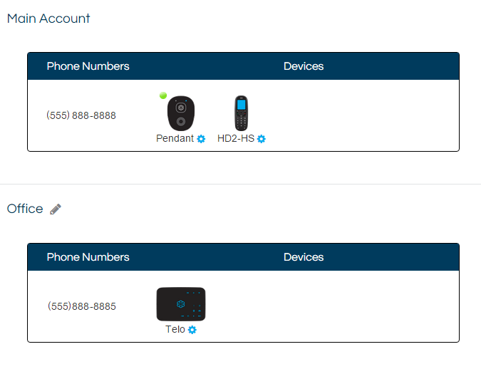 private account setup