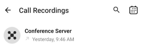 recordings module