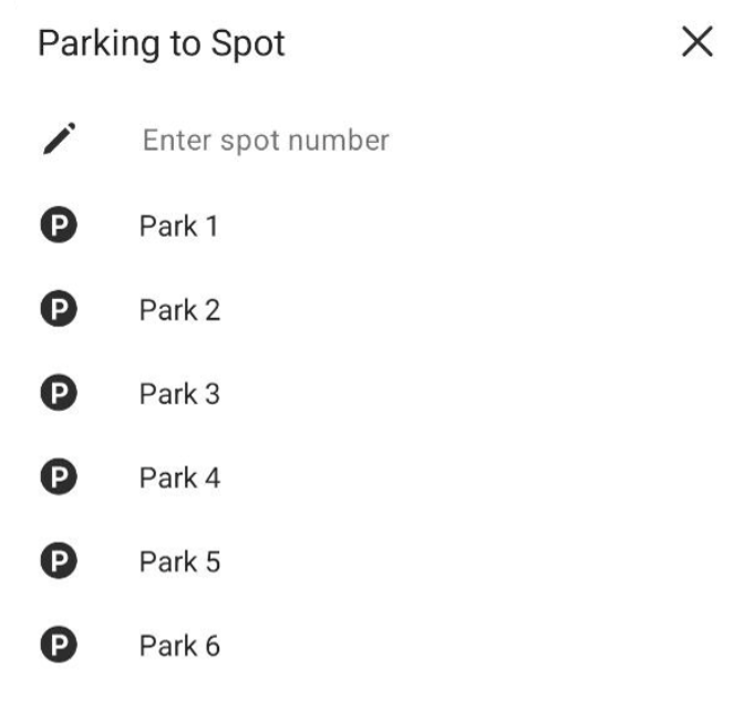 parking spot