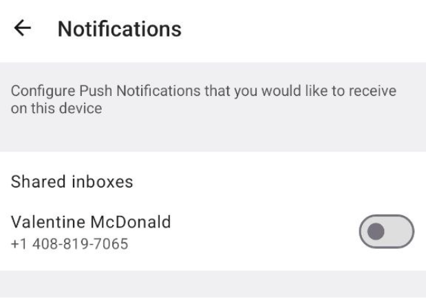 notifications
