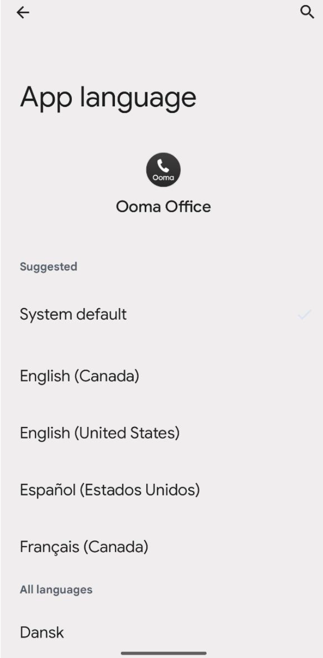 language