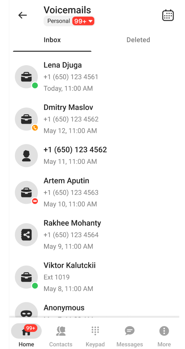 voicemail